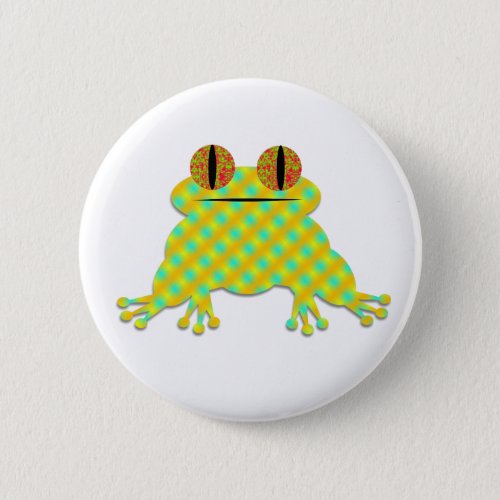 Cute Frog Pinback Button