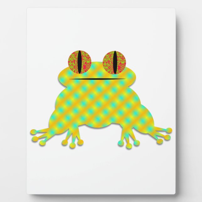 Cute Frog Plaque (Front)