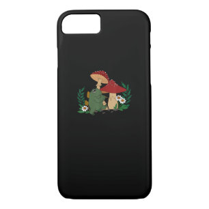 Cute Frog Playing Flute Cottagecore  Goblincore Ae iPhone 8/7 Case