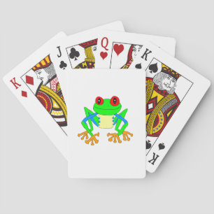 Cute frog poker cards