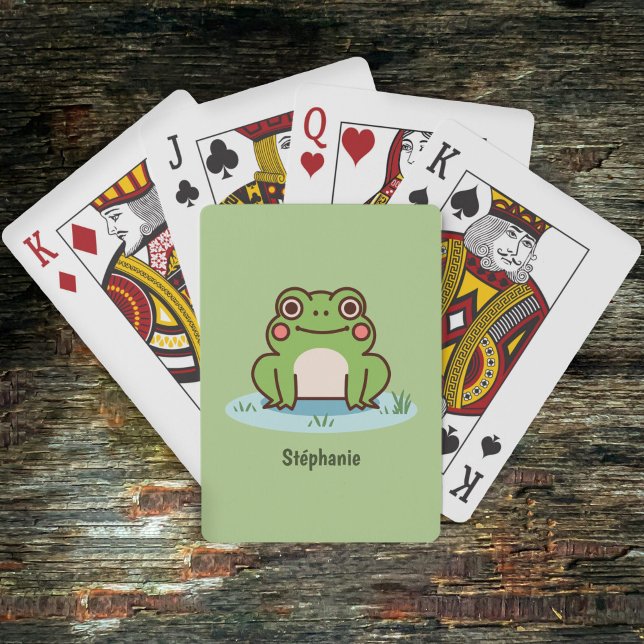 Cute Frog  Poker Cards (Cute Frog Playing Cards)