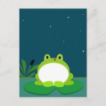 Cute Frog Postcard at Zazzle