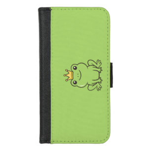 Cute frog Queen funny green Phone Case