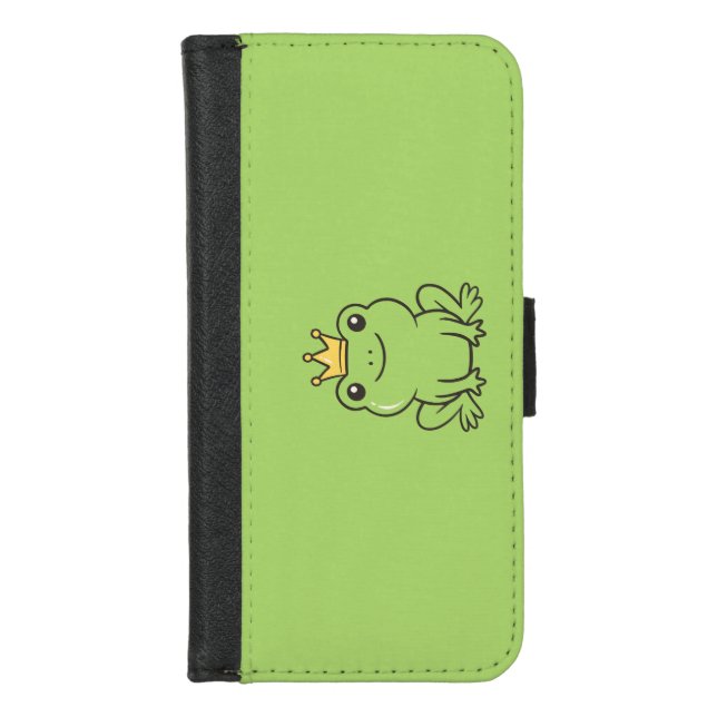 Cute frog  Queen funny green  Phone Case (Front)