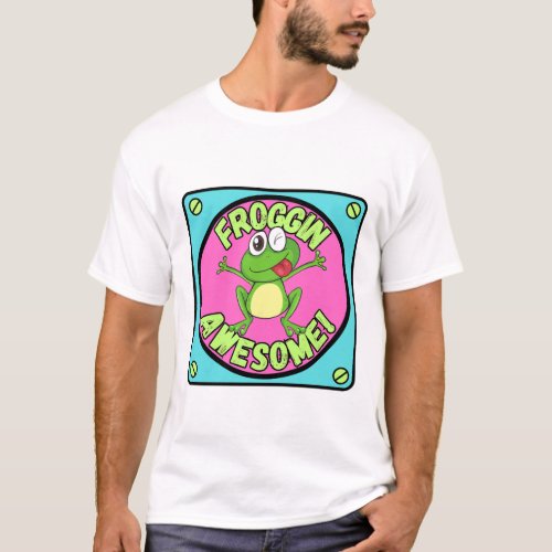 Cute Frog Shirt Froggin Awesome Animal Gifts