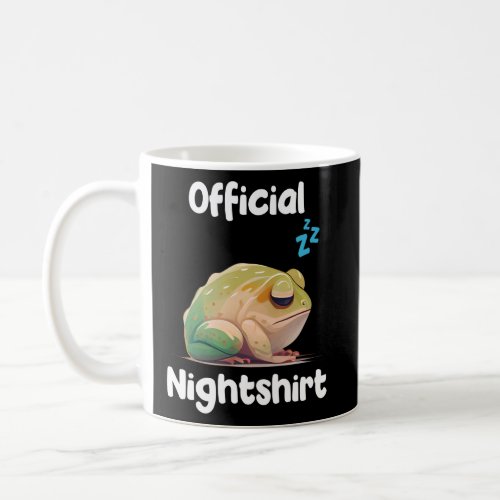 Cute Frog Sleep Nightwear Nigh Sleep Pajama  12  Coffee Mug