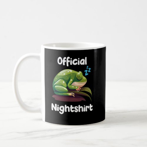 Cute Frog Sleep Nightwear Nigh Sleep Pajama  6  Coffee Mug