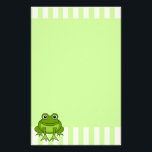 Cute Frog Stationery<br><div class="desc">Cute Frog Stationery</div>