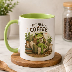 Cute Frog Study Motivation Design   Focus Learn Gr Mug