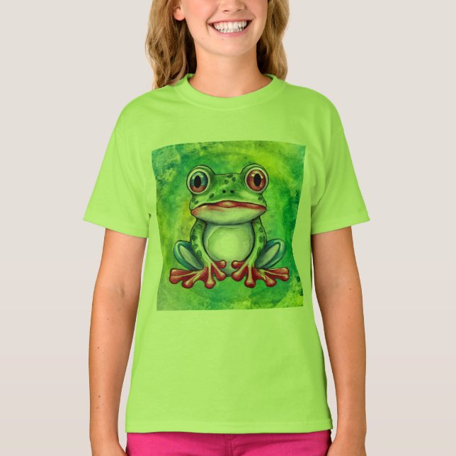 Cute Frog T-Shirt (Front)