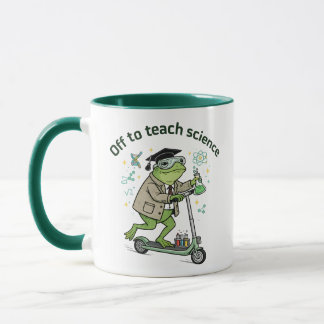 Cute Frog Teacher Science Humor Classroom Fun Quot Mug