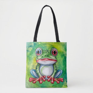 Cute Frog Tote Bag