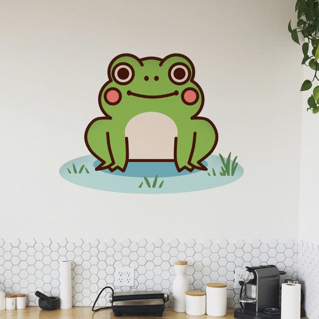 Cute Frog Wall Decal (Cute Frog Wall Decal)