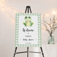 Cute frog - Welcome baby shower