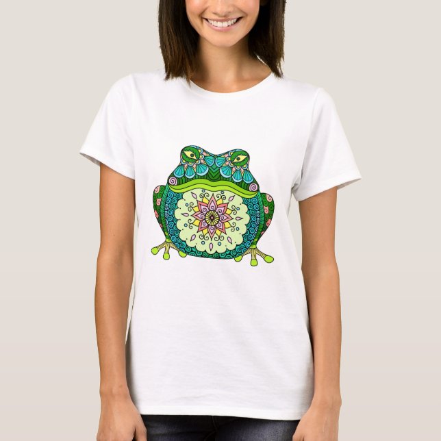 Cute Frog with Mandala Shirt (Front)