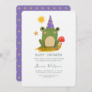 Frog Baby Shower Invitations & Invitation Templates