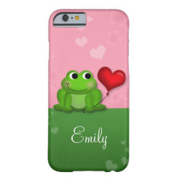 Cute Froggy Heart Balloon iPhone 6 case