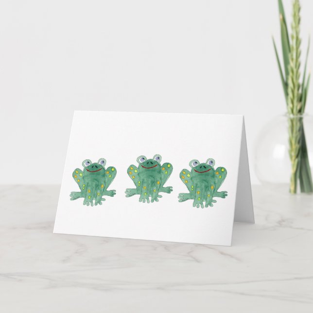 Cute Frogs Cards (Front)