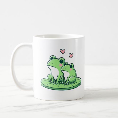 Cute frogs coffee mug