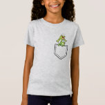 Cute Frogs In Shirt Pocket T-shirt at Zazzle