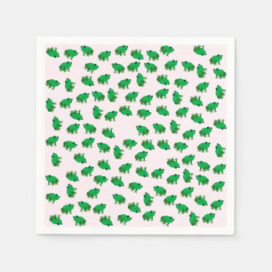 Cute Frogs Paper Napkins