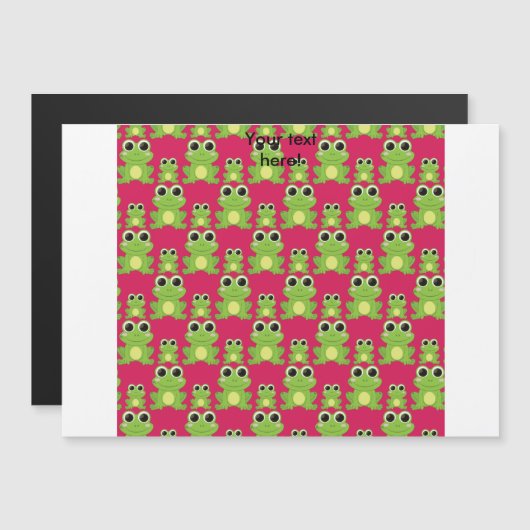 Cute frogs pattern (Front/Back)