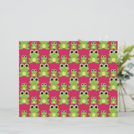 Cute frogs pattern (Standing Front)