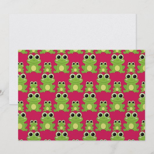 Cute frogs pattern (Front/Back)