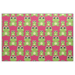 Cute frogs pattern fabric