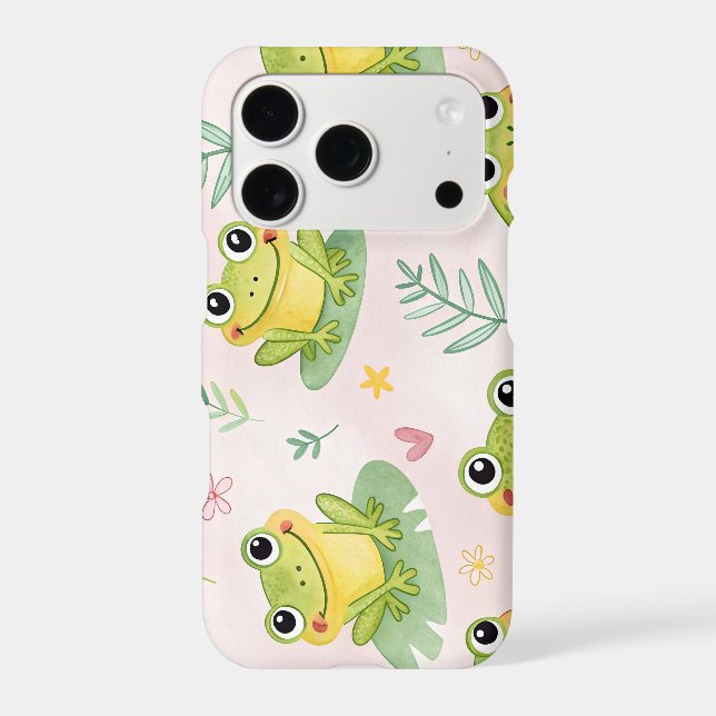 Cute frogs Pattern Iphone Case (Back)