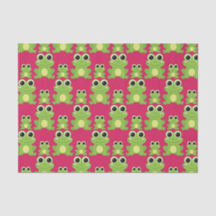 Cute frogs pattern tissue paper