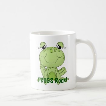 Cute Frogs Rock Love Frog Products Coffee Mug by KidsStuff at Zazzle
