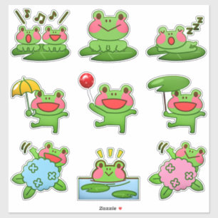 Cute Frogs Sticker