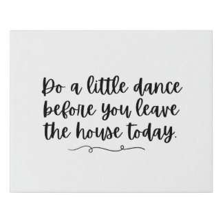 Cute Front Door Hallway Sign Canvas Wall Decor