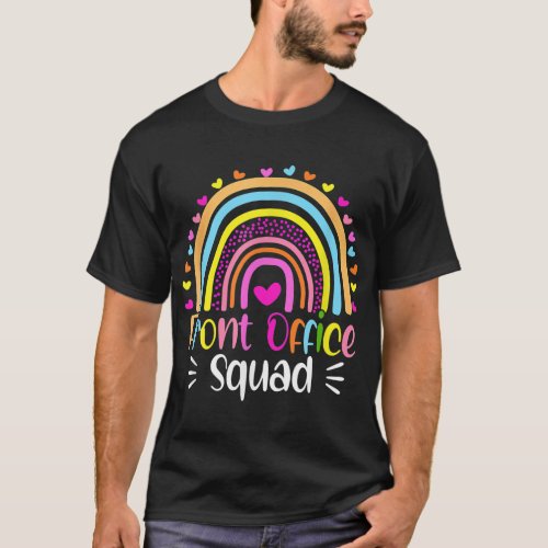 Cute Front Office Squad School Secretary Admin T_Shirt