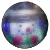 Cute Frosty Snowman Chocolate Dipped Oreo (Front)