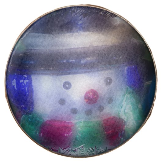 Cute Frosty Snowman Chocolate Dipped Oreo (Front)