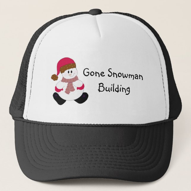 Cute Frosty Trucker Hat (Front)