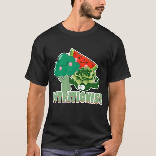 Cute Fruit and Vegetables Professional Nutritionis T_Shirt
