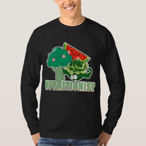 Cute Fruit and Vegetables Professional Nutritionis T_Shirt
