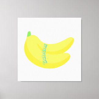 Cute Fruit Art / Tropical Food Aesthetic Canvas Print