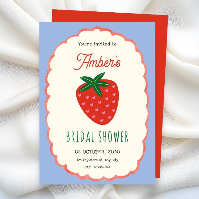 Cute fruit bridal shower invitation (Creator Uploaded)