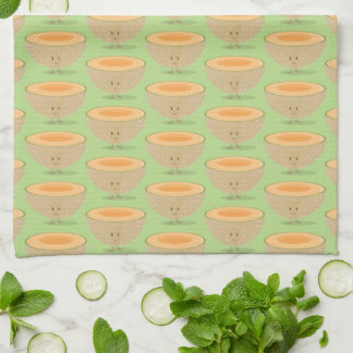 Cute Fruit Cantaloupe Pattern Melon Fun Food Kitchen Towel