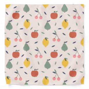 Cute Fruit Pattern Bandana