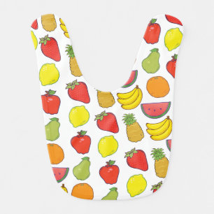 Cute Fruit Pattern Bib