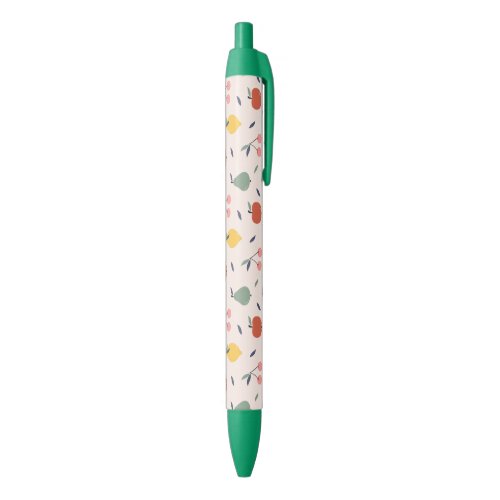 Cute Fruit Pattern Black Ink Pen