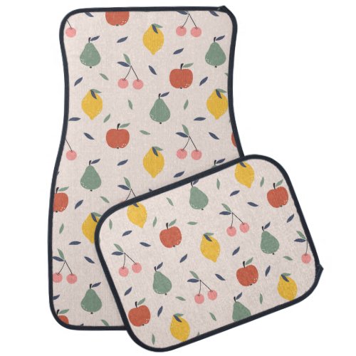 Cute Fruit Pattern Car Floor Mat