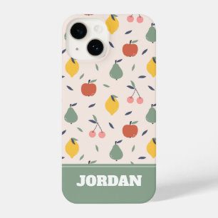 Cute Fruit Pattern iPhone 14 Case