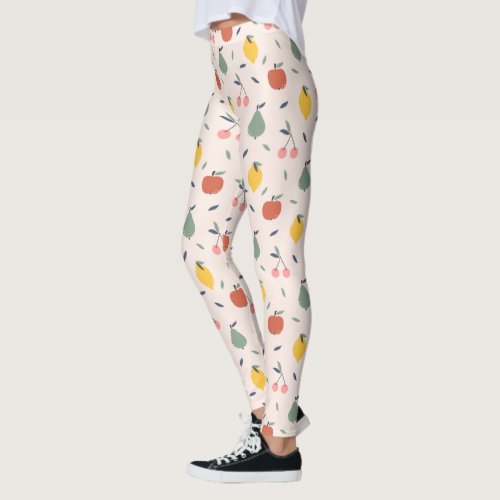 Cute Fruit Pattern Leggings