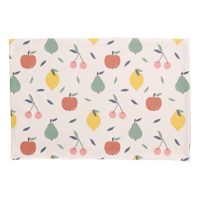 Cute Fruit Pattern Pillow Case (Front)